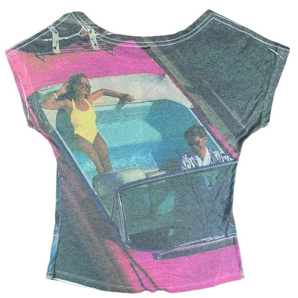 Friends United Network Retro 80's T Shirt - Picture 2 of 3